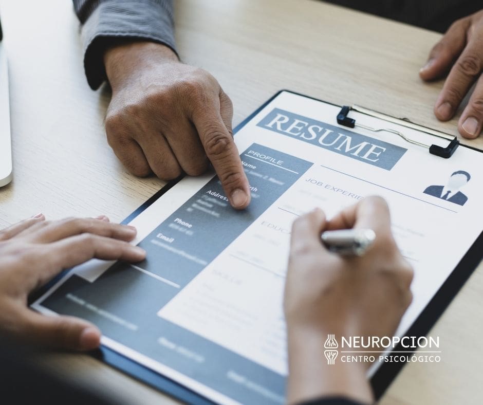 Programa de Orientación Vocacional. perfil conductual