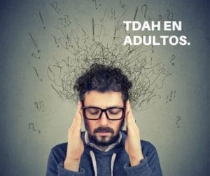 la imagen muestra adulto con trastorno por déficit de atención